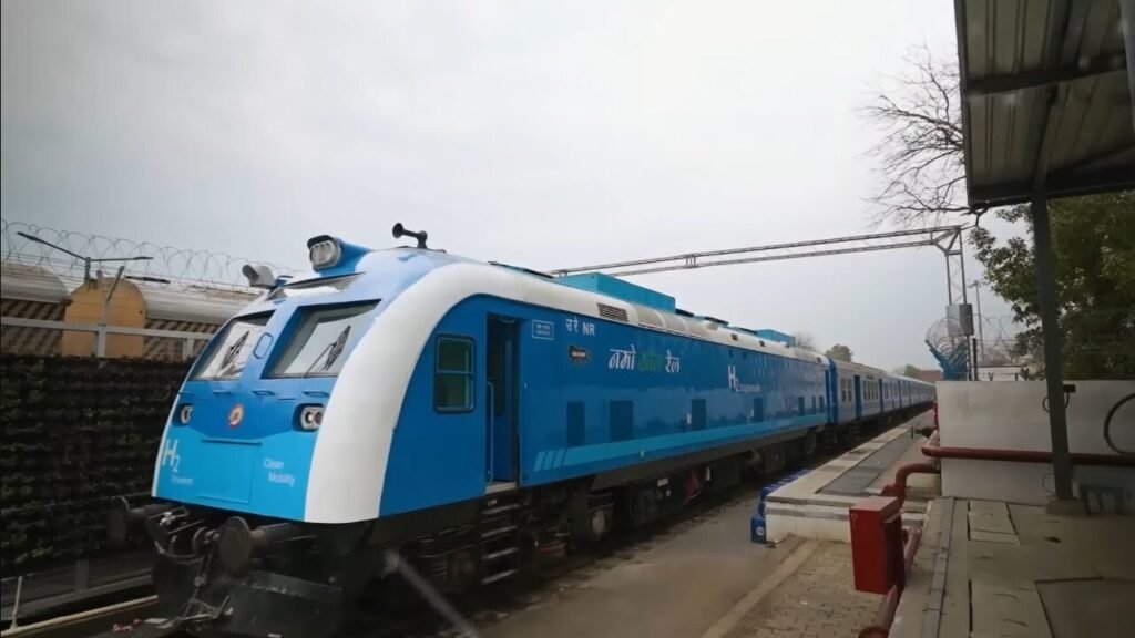 India’s first hydrogen train is running. Nobody has said where the hydrogen’s electricity comes from